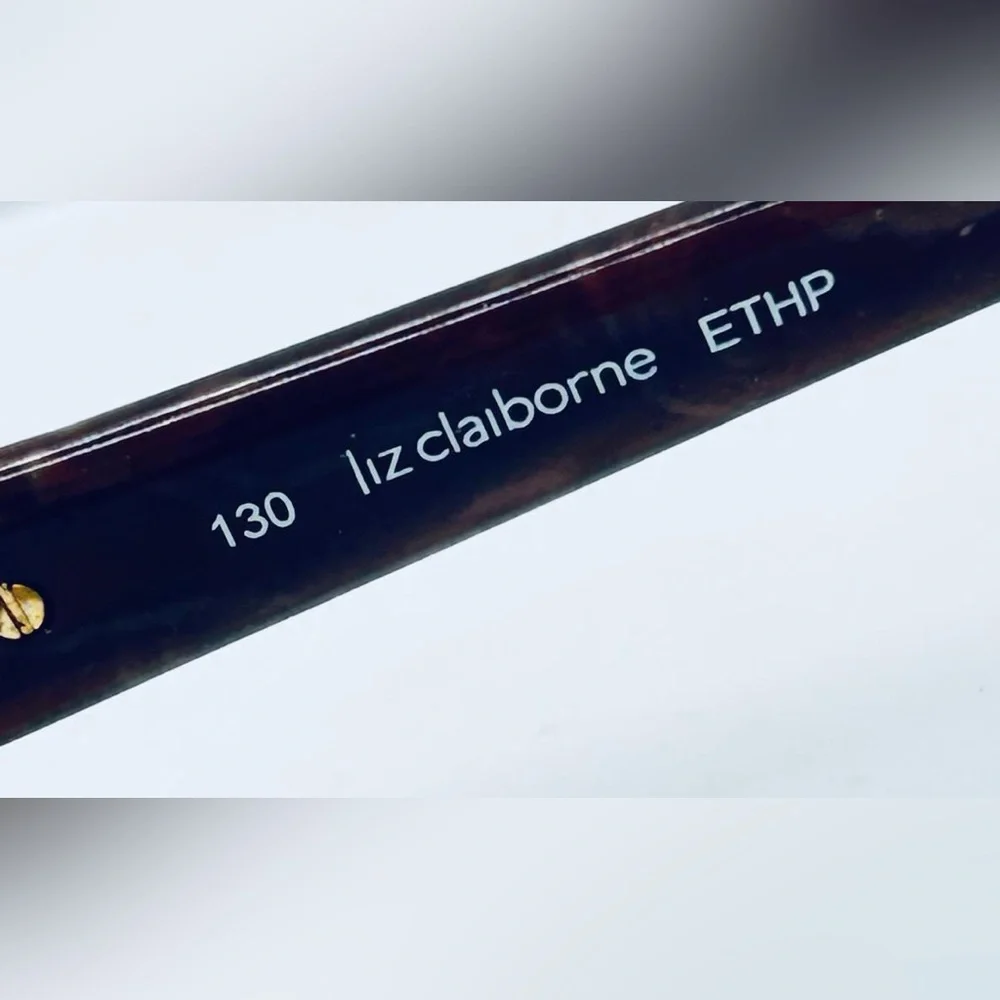 Liz Claiborne L507S Brown Oval Sunglasses Frames Only - Picture 7 of 8